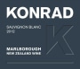 Konrad Sauvignon Blanc 2012 Front Label