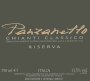 Panzanello Chianti Classico Riserva 2001 Front Label