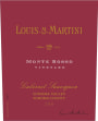 Louis Martini Monte Rosso Vineyard Cabernet Sauvignon 2011 Front Label