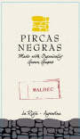 Pircas Negras Malbec 2014 Front Label