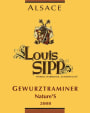 Louis Sipp Nature'S Gewurztraminer 2008 Front Label