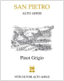 Südtiroler Weinbauernverband Alto Adige San Pietro Pinot Grigio 2015 Front Label