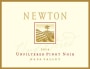 Newton Unfiltered Pinot Noir 2014 Front Label
