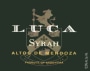 Luca Syrah 2011 Front Label