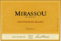 Mirassou Sauvignon Blanc 2012 Front Label