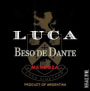 Luca Beso de Dante 2010 Front Label