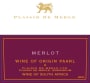 Plaisir de Merle Merlot 2015 Front Label