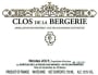 Nicolas Joly Clos de La Bergerie 2010 Front Label