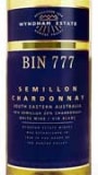 Wyndham Bin 777 Semillon/Chardonnay 1999 Front Label