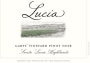 Lucia Vineyards Garys' Vineyard Pinot Noir 2012 Front Label