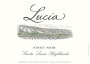 Lucia Vineyards Santa Lucia Highlands Pinot Noir 2013 Front Label