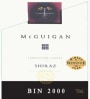 McGuigan Brothers Bin 2000 Shiraz 2004 Front Label