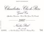 Nicolas Potel Chambertin-Clos de Beze Grand Cru 2007 Front Label