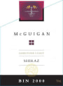 McGuigan Brothers Bin 2000 Shiraz 2007 Front Label