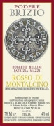 Podere Brizio Rosso di Montalcino 2010 Front Label