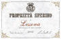 Proprieta Sperino Lessona 2010 Front Label