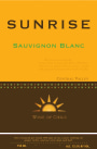 Sunrise Wine Sauvignon Blanc 2013 Front Label