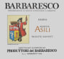 Produttori del Barbaresco Barbaresco Asili Riserva 2007 Front Label