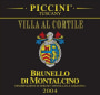 Piccini Brunello di Montalcino 2004 Front Label