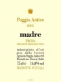 Poggio Antico Madre Toscana 2012 Front Label