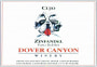 Dover Canyon Winery Cujo Zinfandel 2013 Front Label