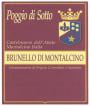 Poggio di Sotto Brunello di Montalcino 2010 Front Label