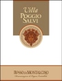 Villa Poggio Salvi Rosso di Montalcino 2014 Front Label