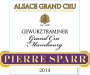 Pierre Sparr Mambourg Grand Cru Gewurztraminer 2014 Front Label