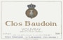 Poniatowski Vouvray Clos Baudoin 2003 Front Label
