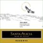Santa Alicia Maipo Valley Reserve Malbec 2014 Front Label