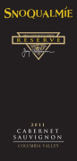 Snoqualmie Reserve Cabernet Sauvignon 2011 Front Label