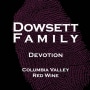 Dowsett Wines Family Devotion Red 2009 Front Label