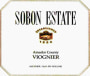 Sobon Estate Viognier 2014 Front Label