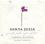 Santa Julia Organic Cabernet Sauvignon 2012 Front Label