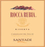 Santadi Carignano del Sulcis Riserva Rocca Rubia 2009 Front Label