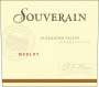Chateau Souverain Alexander Valley Merlot 2013 Front Label
