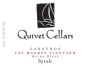 Quivet Cellars Las Madres Vineyard Hulda Block Syrah 2014 Front Label