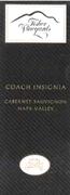 Fisher Vineyards Coach Insignia Cabernet Sauvignon 1998 Front Label
