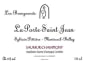 Sylvain Dittiere Saumur-Champigny La Porte Saint Jean Les Beaugrands 2011 Front Label