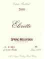 Spring Mountain Vineyard Elivette 2010 Front Label
