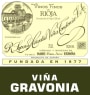 R. Lopez de Heredia Rioja Vina Gravonia Crianza 2002 Front Label