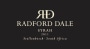 Radford Dale Shiraz 2011 Front Label