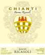 Barone Ricasoli Chianti 2007 Front Label