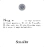 Scala Dei Negre 2010 Front Label