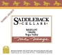 Saddleback Merlot 2011 Front Label