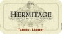 Tardieu-Laurent Hermitage 2007 Front Label