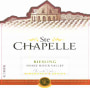 Ste. Chapelle Winemaker's Series Riesling 2012 Front Label