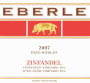 Eberle Steinbeck Vineyard Zinfandel 2007 Front Label