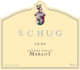 Schug Merlot 2009 Front Label