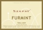 Szepsy Tokaji Szaraz Furmint 2009 Front Label